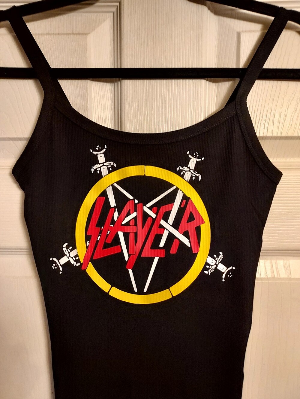 Slayer tank top Swords Slayer shirt slayer crop top